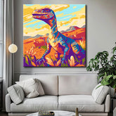 Painting by Numbers: Colored Dino